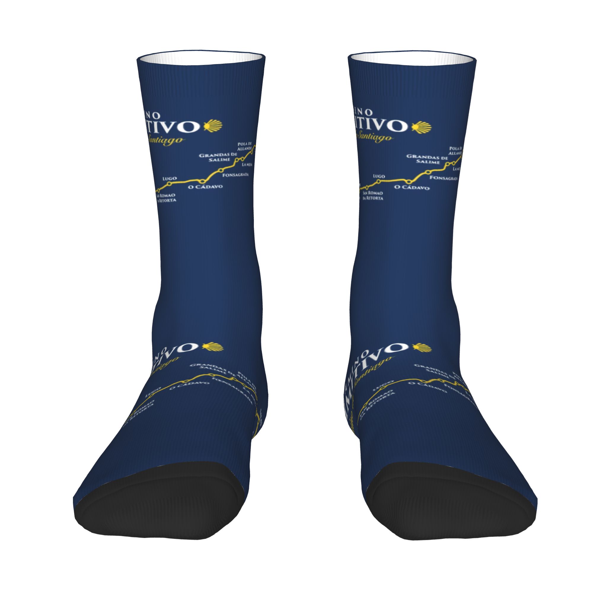Dress Sock Men - جوارب رجالية مخصصة بتصميم بسيط للجنسين،