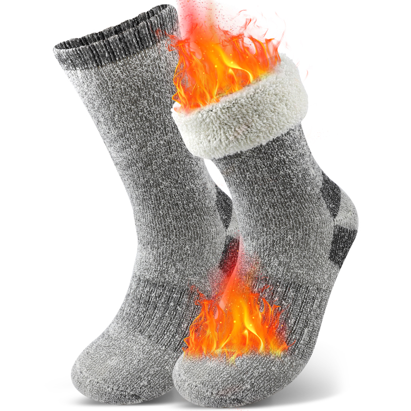 Wool Hiking Sock - زوج واحد من الجوارب الرجالية الشتوية