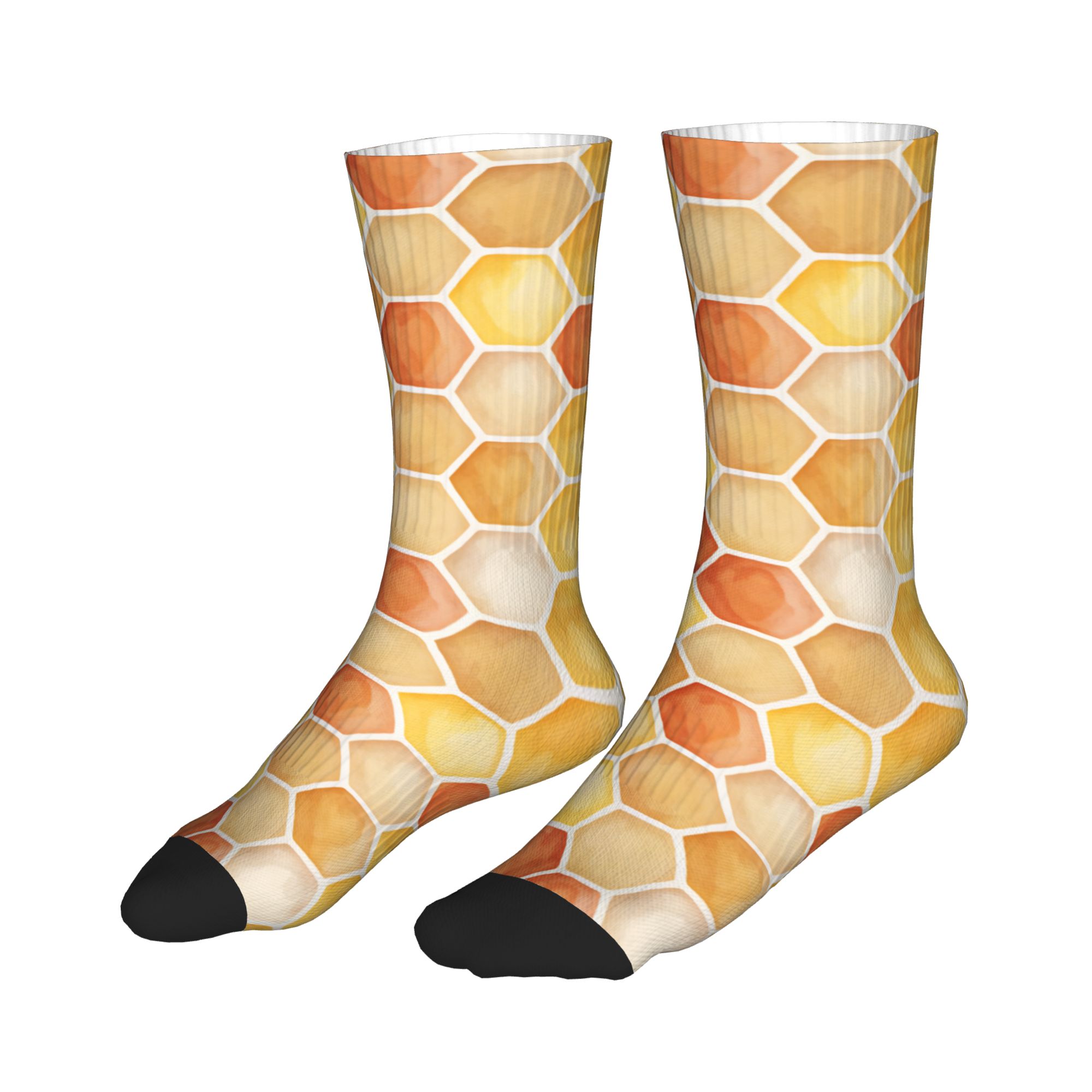 جوارب دافئة بتصميم خلية النحل  - مراجعة Dress Sock Men وسعره