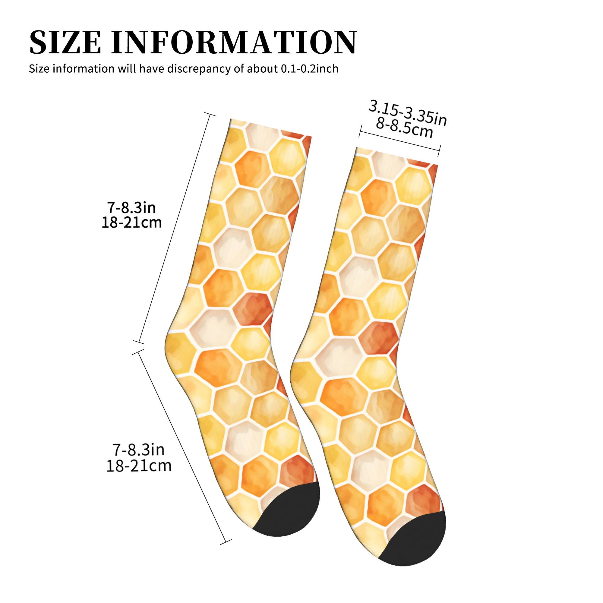 جوارب دافئة بتصميم خلية النحل  - مراجعة Dress Sock Men وسعره