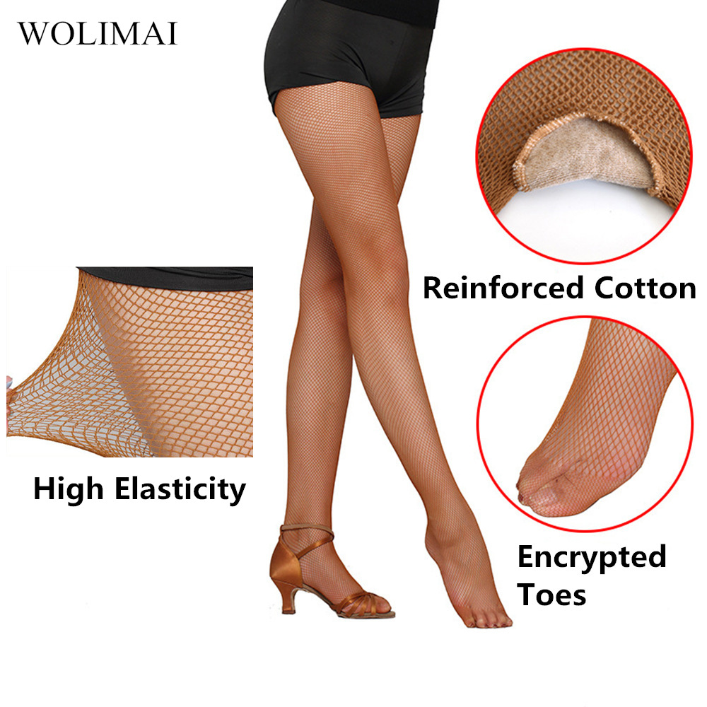المهنية اللاتينية الرقص شباك ص - مراجعة Fishnet Stocking Women وسعره