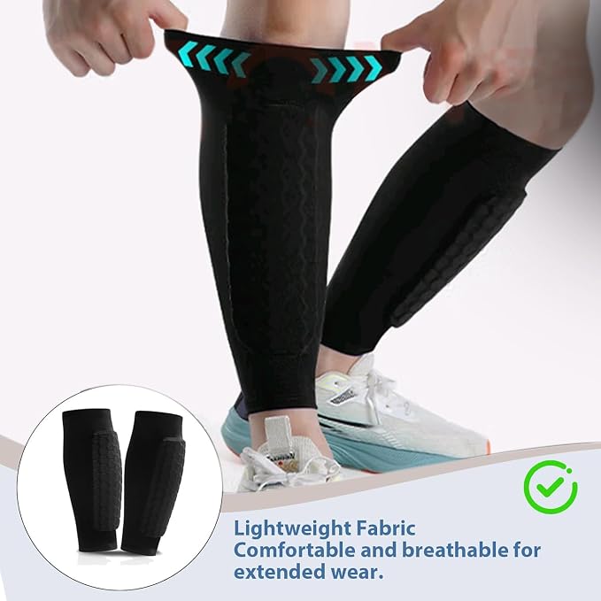 زوج واحد من واقيات الساق لكرة  - مراجعة Compression Sleeve Calf وسعره