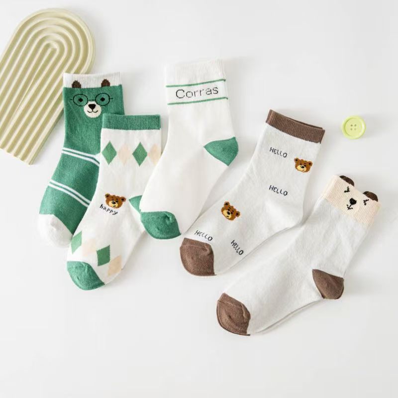 عبوة من 5 أزواج من جوارب الأطف - مراجعة Cotton Crew Sock Pack وسعره