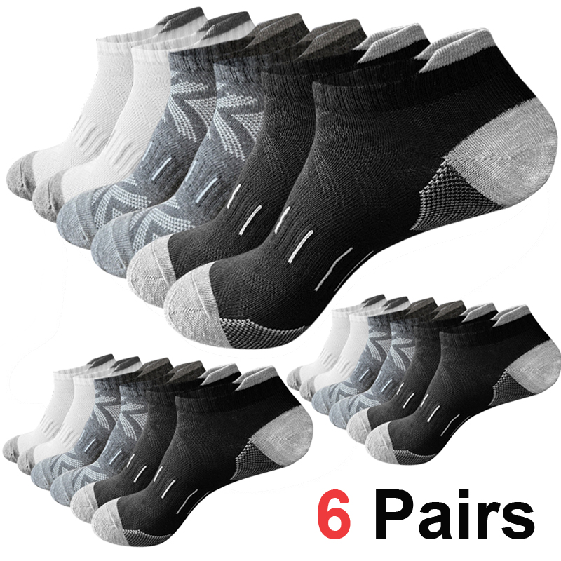 6 أزواج من جوارب الكاحل الرجال - مراجعة Ankle Sock Low Cut وسعره