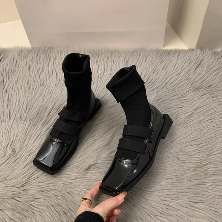 النمط البريطاني مربع جوارب محب - مراجعة No Show Sock Women وسعره