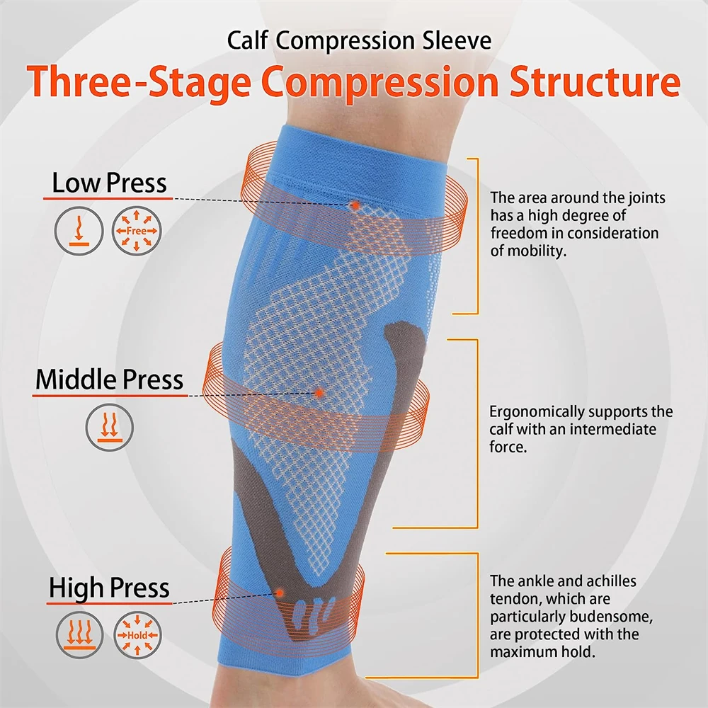 زوج واحد من أكمام ضغط الساق، د - مراجعة Compression Sleeve Calf وسعره
