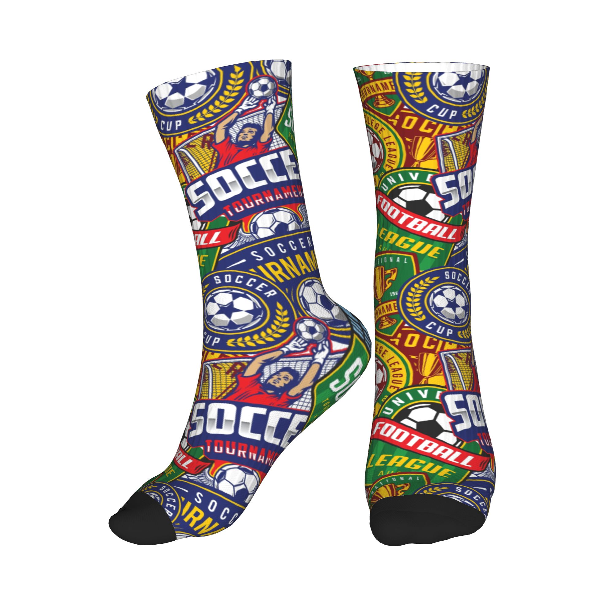 جوارب رياضية بتصميم شعار كرة ا - مراجعة Dress Sock Men وسعره