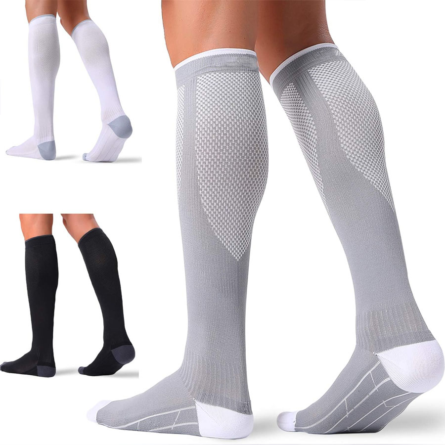 3/1 أزواج من الجوارب الضاغطة ب - مراجعة Compression Sleeve Calf وسعره