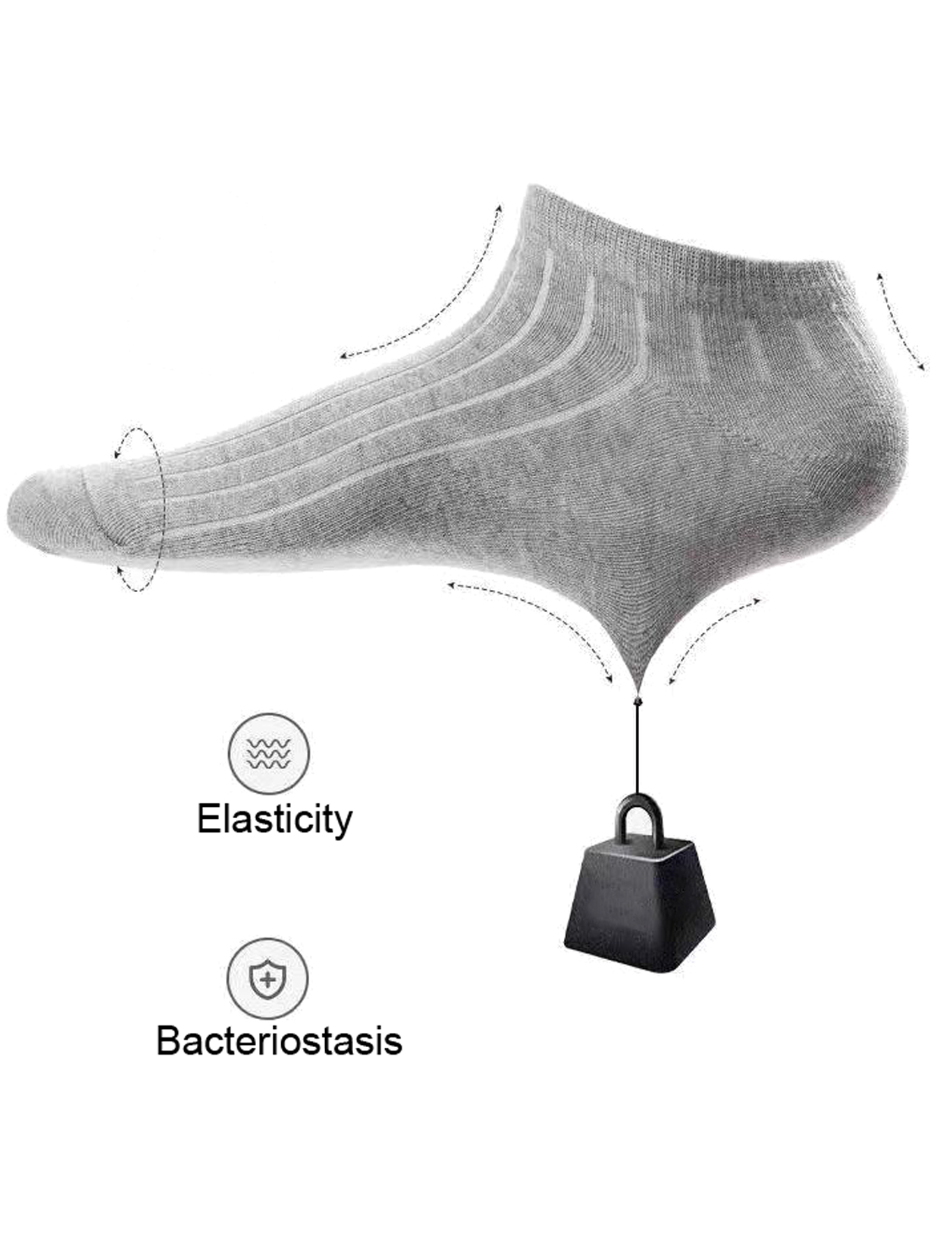 جوارب رجالية قصيرة للكاحل قابل - مراجعة Ankle Sock Low Cut وسعره